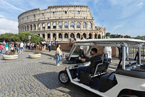 Rome: Private Golf Cart Tour with Driver 2,5 h - Private Panoramic Golf Cart Tour - 2 people