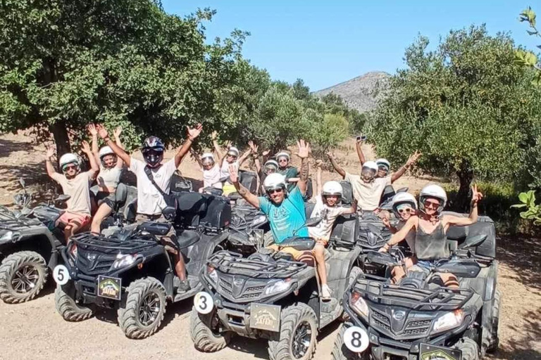 Malia: Passeio de Quadriciclo Off-Road com Almoço e TrasladosQuadra compartilhada