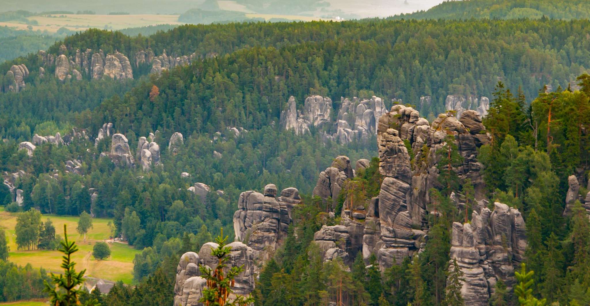 Day Trip to Rock City in Adrspach and Church of Peace