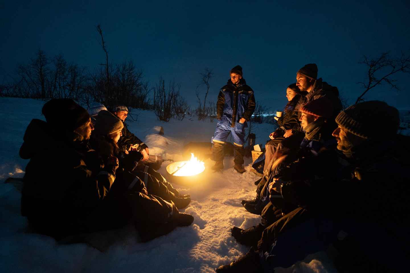Tromsø: Aurora Borealis, Campfire, Hot Meal, Arctic Tour