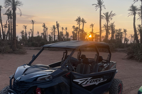 Marrakech : Excursion en Buggy 1000cc à la palmeraie et théMarrakech : Excursion privée en Buggy 1000cc à la palmeraie