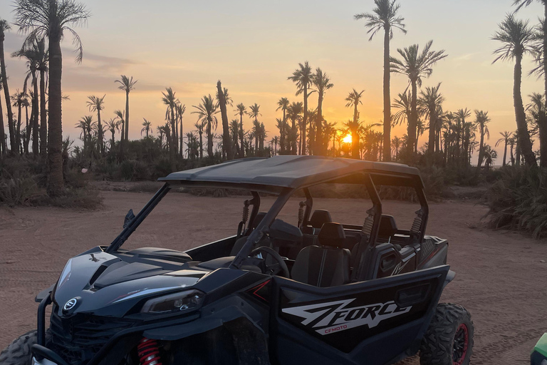 Marrakech : Excursion en Buggy 1000cc à la palmeraie et théMarrakech : Excursion privée en Buggy 1000cc à la palmeraie