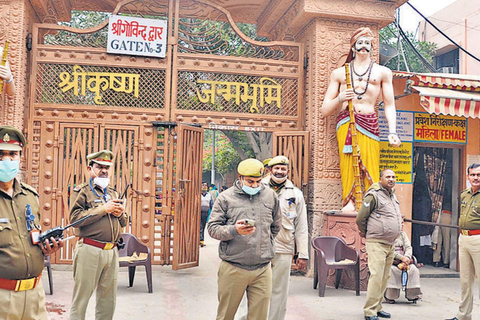 Vanuit Delhi: Dagtrip Mathura en Vrindavan met lunch