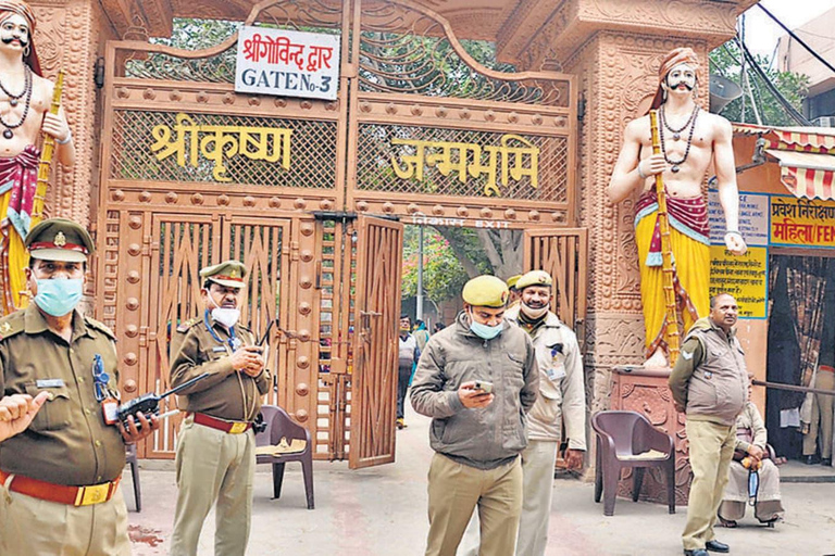 Vanuit Delhi: Dagtrip Mathura en Vrindavan met lunch