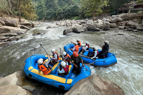 Chiang Mai Adventure: Rafting, ATV & Elephants Experience. Bamboo rafting (4km.) & 1 hrs. ATV.