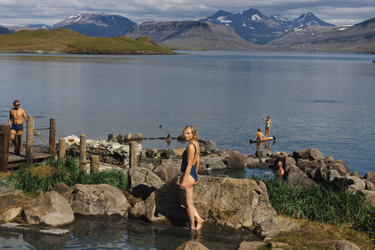 Depuis Reykjavik : Source thermale de Hvammsvík avec transport