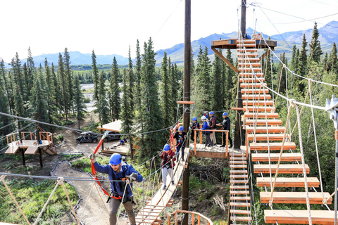 From Fairbanks: Denali Rafting & Zipline Adventure Day Trip