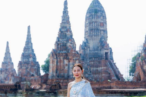 Ayutthaya: Tuk-Tuk Tour Options Boat Trip or Thai Costume Half Day Tuk-Tuk Heritage Tour