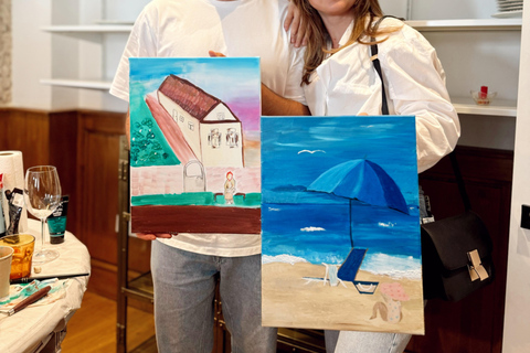 Alicante: Private Art Experience for Couples – Paint & Sip