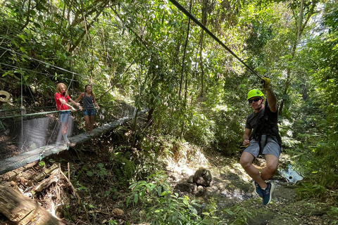 Manuel Antonio: Zipline Canopy Tour with Butterfly Garden