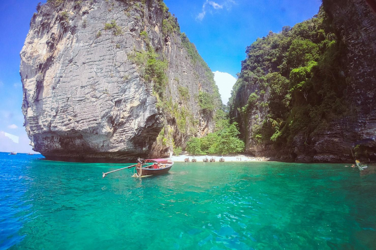 Krabi : tour en bateau privé à longue queue des 4 îlesDemi-journée d'excursion privée en bateau à longue queue