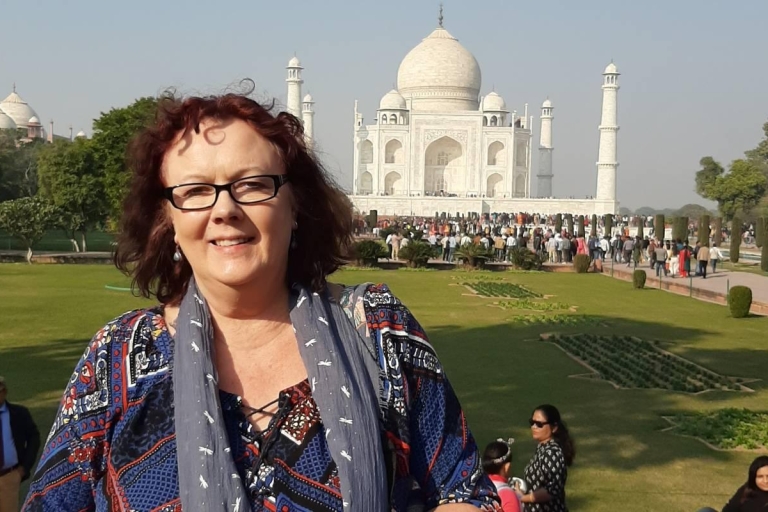 Agra: Taj Mahal zonder wachtrij en fort van Agra, privétourTour met Taj Mahal en Agra Fort Toegangsprijzen
