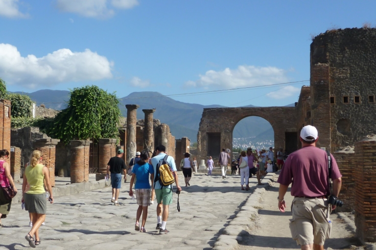Vanuit Napels: excursie van een halve dag naar PompeiiTour in kleine groep - 08:00 uur