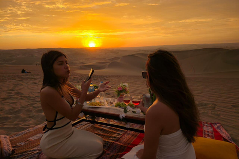Huacachina: Desert Sunrise + Premium Buggy & Sandboarding