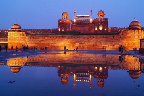 Vanuit Delhi: Nachtleven Tour met eten en drinken