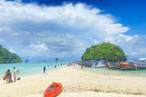 Krabi: 4 isole e il mare separato di Krabi Tour in barca a coda lunga