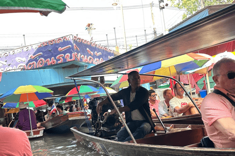 Bangkok Maeklong Train Ride, Floating Market & Dragon Temple Bangkok: Train Ride, Floating Market & Dragon Temple Tour