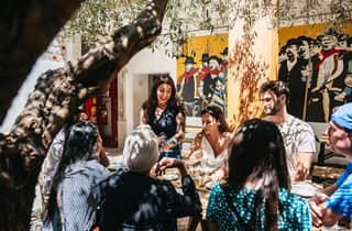 Lissabon: Baixa District Foodtour mit Abendessen und Getränken