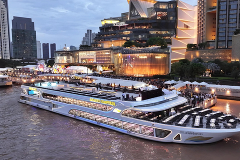 Bangkok: Sawasdee Dinner Cruise & Sunset Cruise + Free Beer Weekend Sunset Cruise (15:00~18:00) with Buffet + Free Beer