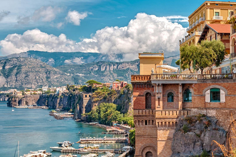 Nápoles: Viagem de 1 dia a Sorrento e Pompeia com motorista privado