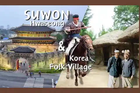 Da Seul: Tour della fortezza e del villaggio popolare di Suwon Hwaseong