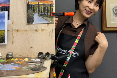 Florence: Create Your Own Oil Painting in a Real Art Studio Sunday Premium Atelier Session