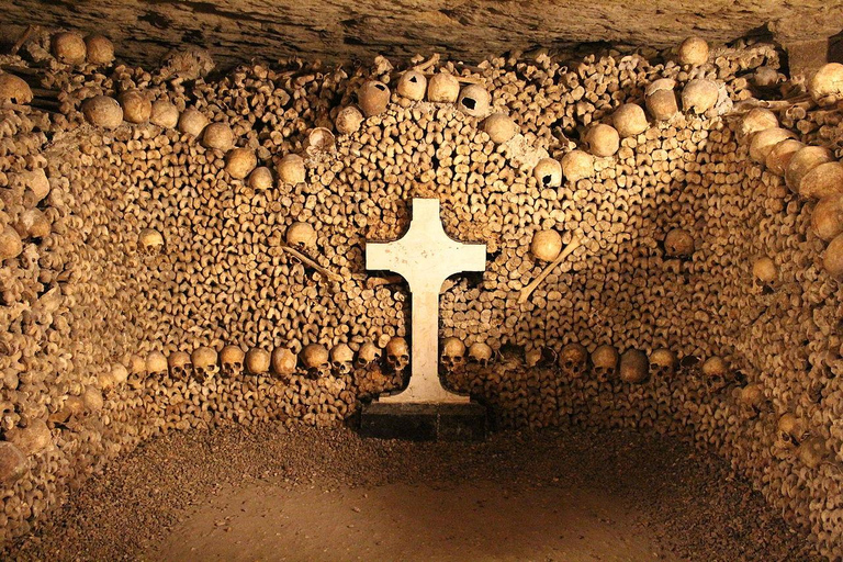 Paris : Entrée des catacombes et croisière sur la Seine avec audioguide