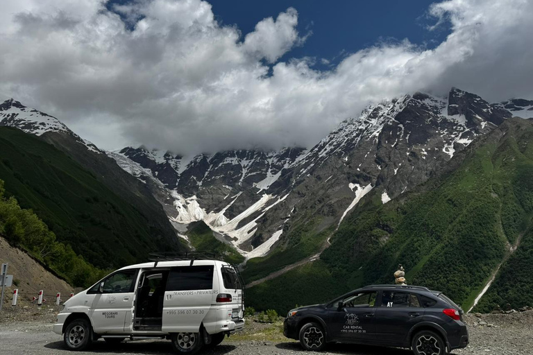 From Kutaisi: Svaneti, Mestia & Ushguli with Scenic Hikes Svaneti 4x4 Private 3-day tour