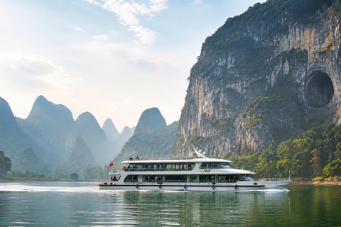Guilin: Li River Cruise to Yangshuo with Optional Cave Tour 4-Star Cruise Ticket + Lunch + Pickup