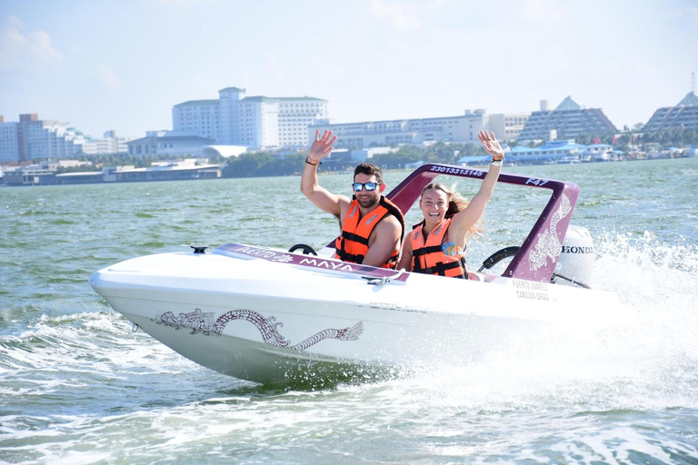 Cancun: Mayan Jungle Tour with Speedboat & Snacks Cancun: Mayan Jungle Tour with Speedboat & Snack w/ Transfer