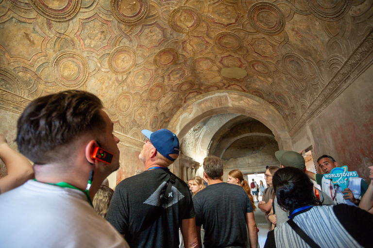 From Naples: Exclusive Pompeii Tour with Guide and Tickets Boutique Group Expereince in Pompeii
