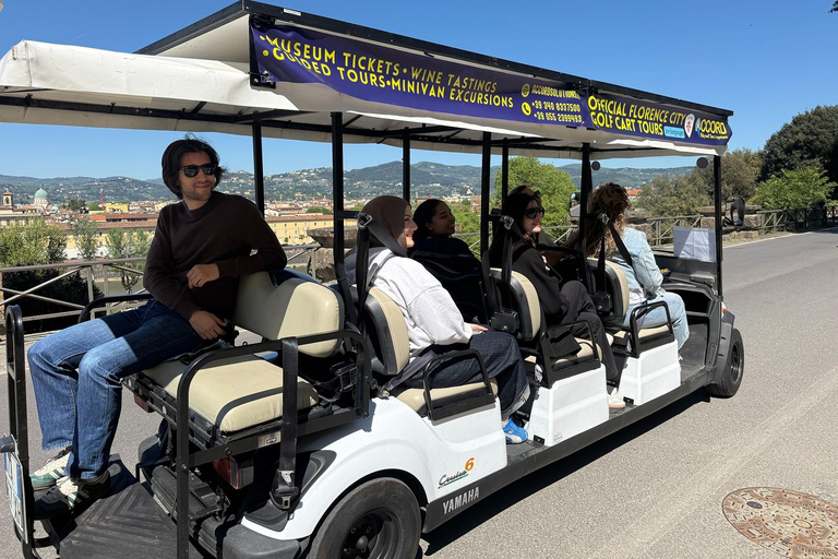 Florence Official Grand Panoramic City Tour by Golf Car