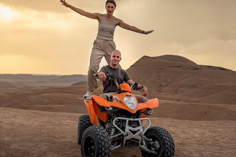 Marrakech: Agafay Desert Quad Bike, Camel Ride, Pool & Lunch Desert Agafay : Quad Biking, Camel Ride, Lunch & Pool