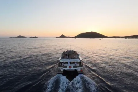 Ajaccio les îles sanguinaires: Sonnenuntergang