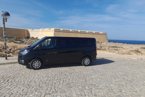 Von Albufeira: Einfacher Privattransfer nach Sevilla mit dem Van