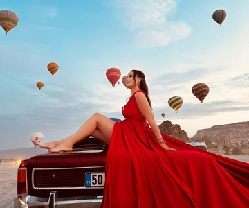 Kappadokien: Privat udendørs fotoshoot ved solopgang