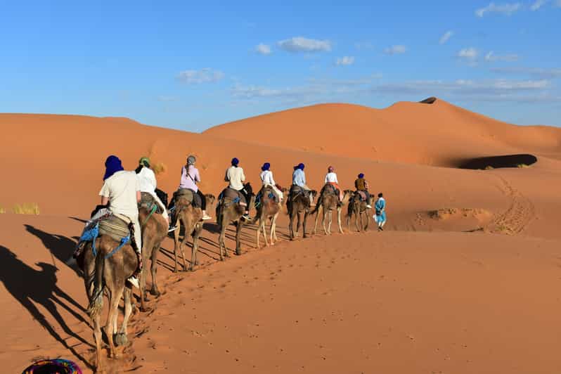 Depuis Marrakech : 3 jours dans le Sahara avec repas et camp - dromadaire