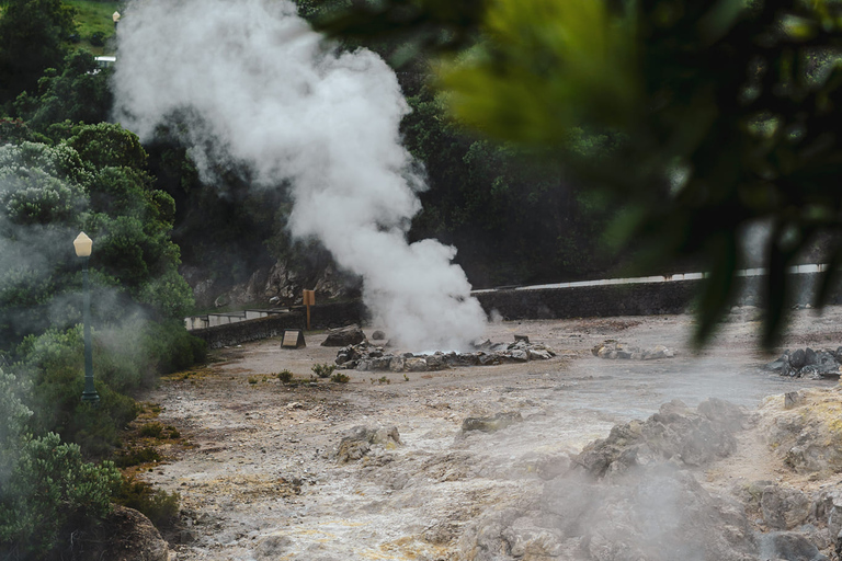 Excursion d'une journée à Furnas, sources d'eau chaude et plantation de thé