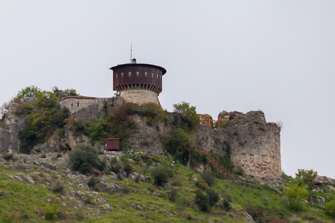 Hiking in Pellumbas Cave, Erzeni Canyon and Petrela Castle!