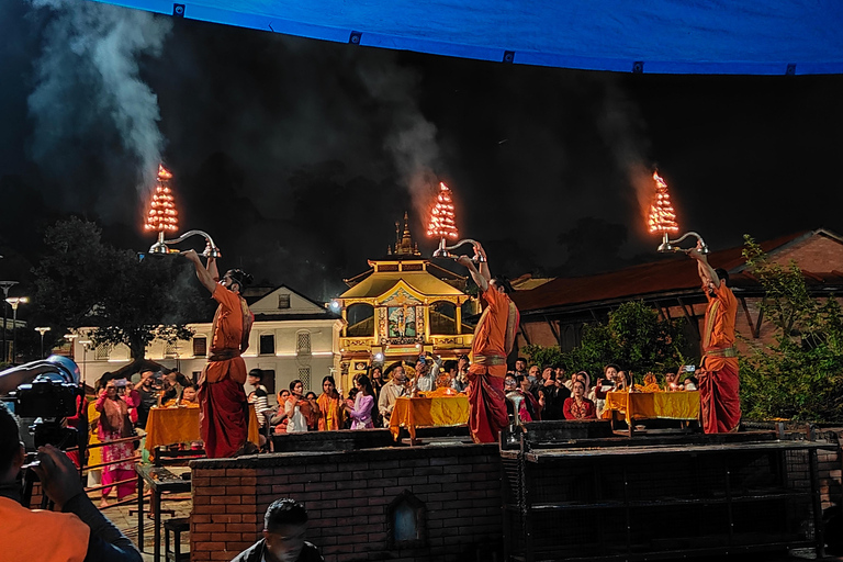 Kathmandu: Pashupatinath Temple Evening Aarati & Cremation