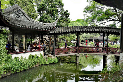 Viagem de 1 dia com guia particular a Suzhou e Zhujiajiao saindo de XangaiTour particular com passeio de barco