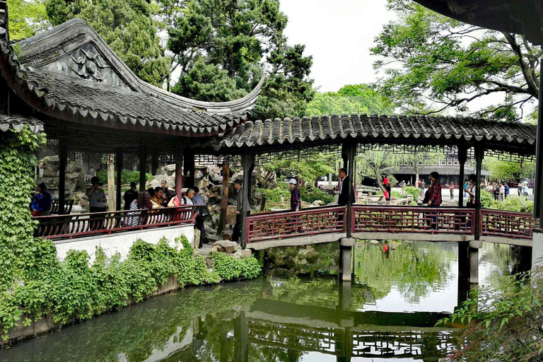 Viagem de 1 dia com guia particular a Suzhou e Zhujiajiao saindo de XangaiTour particular com passeio de barco