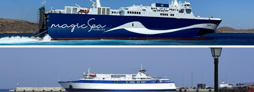 Athènes : trajets en ferry entre le port de Lavrio et Kythnos