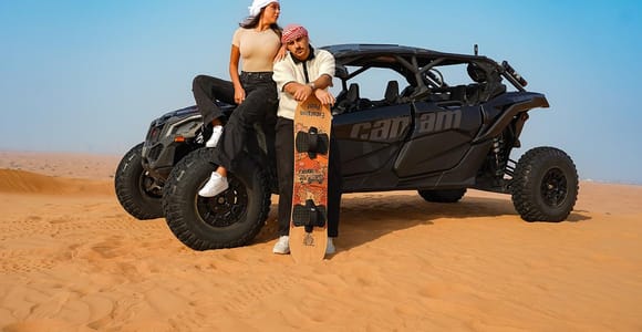 Dubai: Quad Bike, Dune Buggy, and Sandboarding Experience