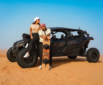 Dubai: Esperienza in quad, dune buggy e sandboarding
