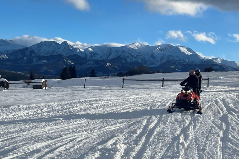 Zakopane Snowmobiles Ride, Bonfire &amp; Transfers from KrakowTwilight Trails: Snowmobiling Under the Stars