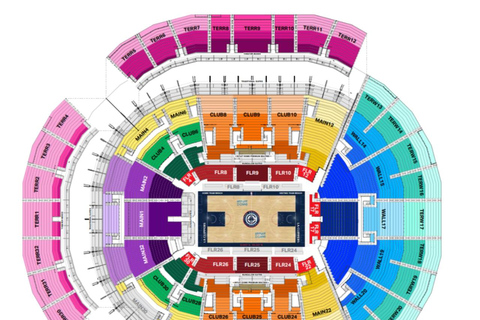 Los Angeles: Clippers NBA Basketball Game Ticket Tier 1 - Terrace Level Upper Bowl Baseline Seating