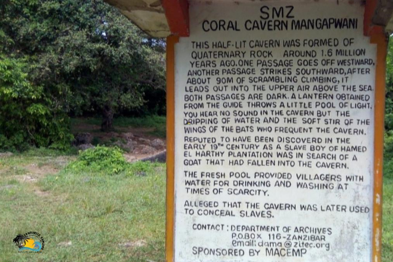 Zanzíbar: Visita a las Cámaras de Esclavos de Mangapwani y a la Cueva de Coral