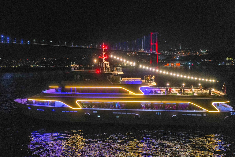 Istanbul: Bosphorus Dinner Cruise with Live Entertainment Bosphorus Dinner Cruise, Soft Drink w/ Transfer