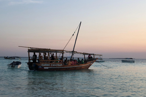 Zanzibar: Sunset Sail Dhow Cruise Adventure